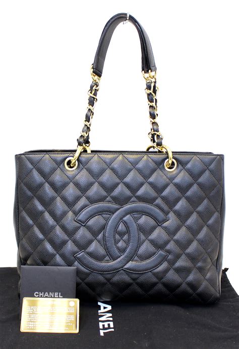 chanel large shopping bag tote|authentic chanel tote bag.